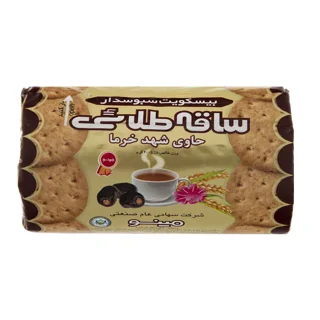 بیسکوئیت ساقه طلایی حاوی شهد خرما مینو - 200 گرم